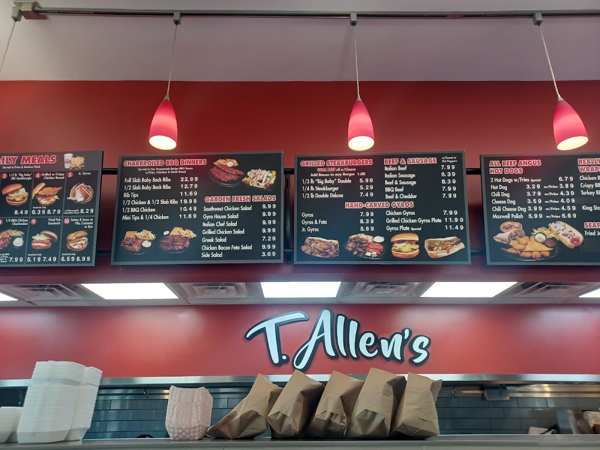 Menu T. Allen's King Gyros-6