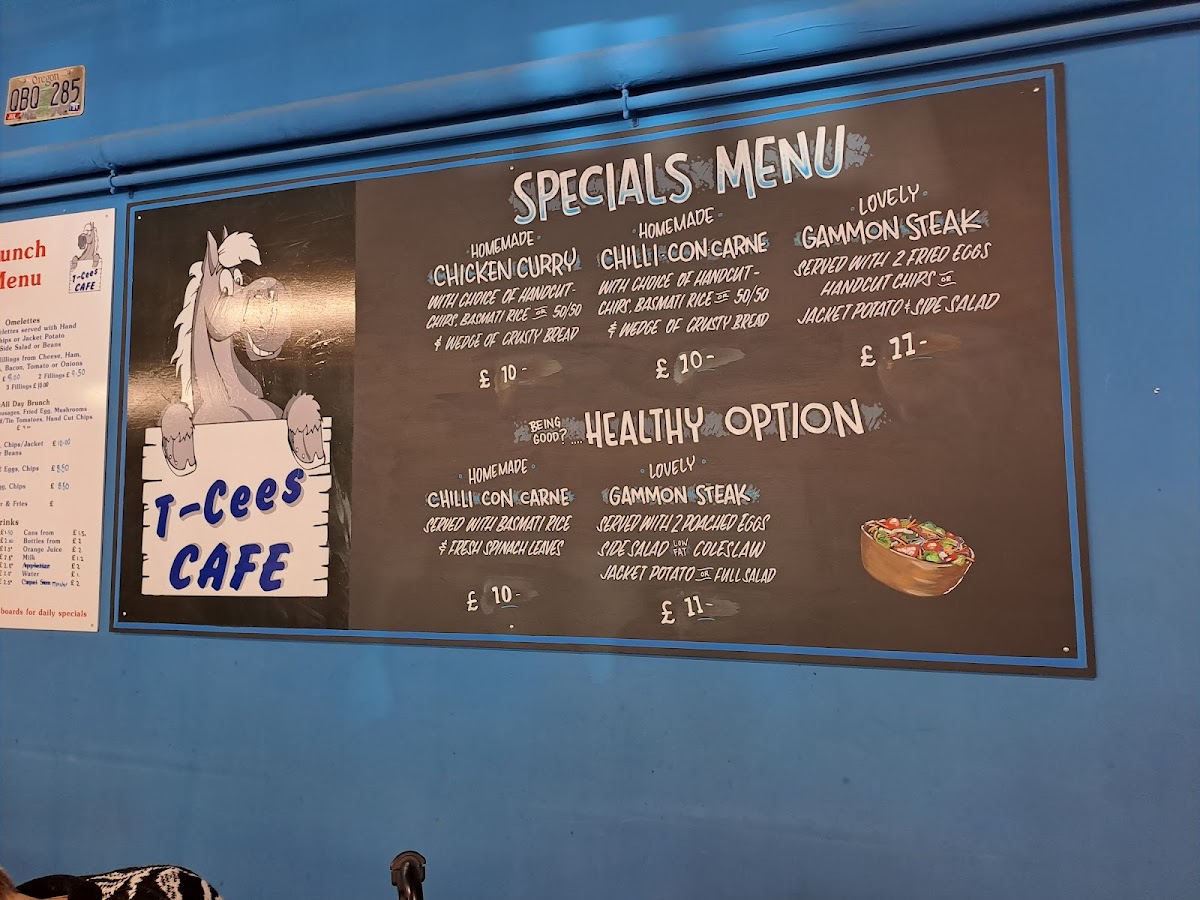 Menu T-Cee’S Cafeteria-1