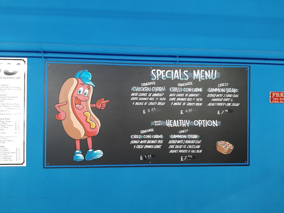 Menu T-Cee’S Cafeteria-3