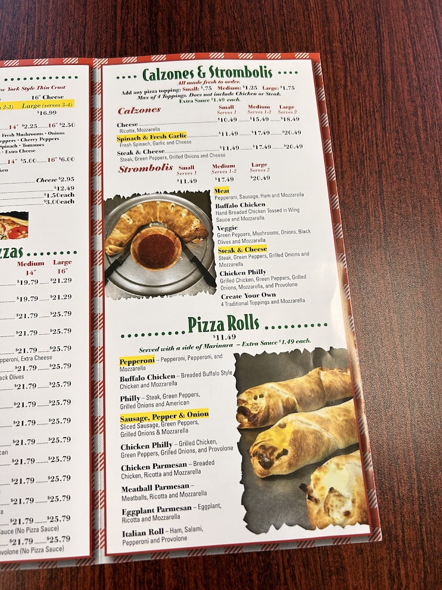 Menu T J's New York Style Pizzeria-4