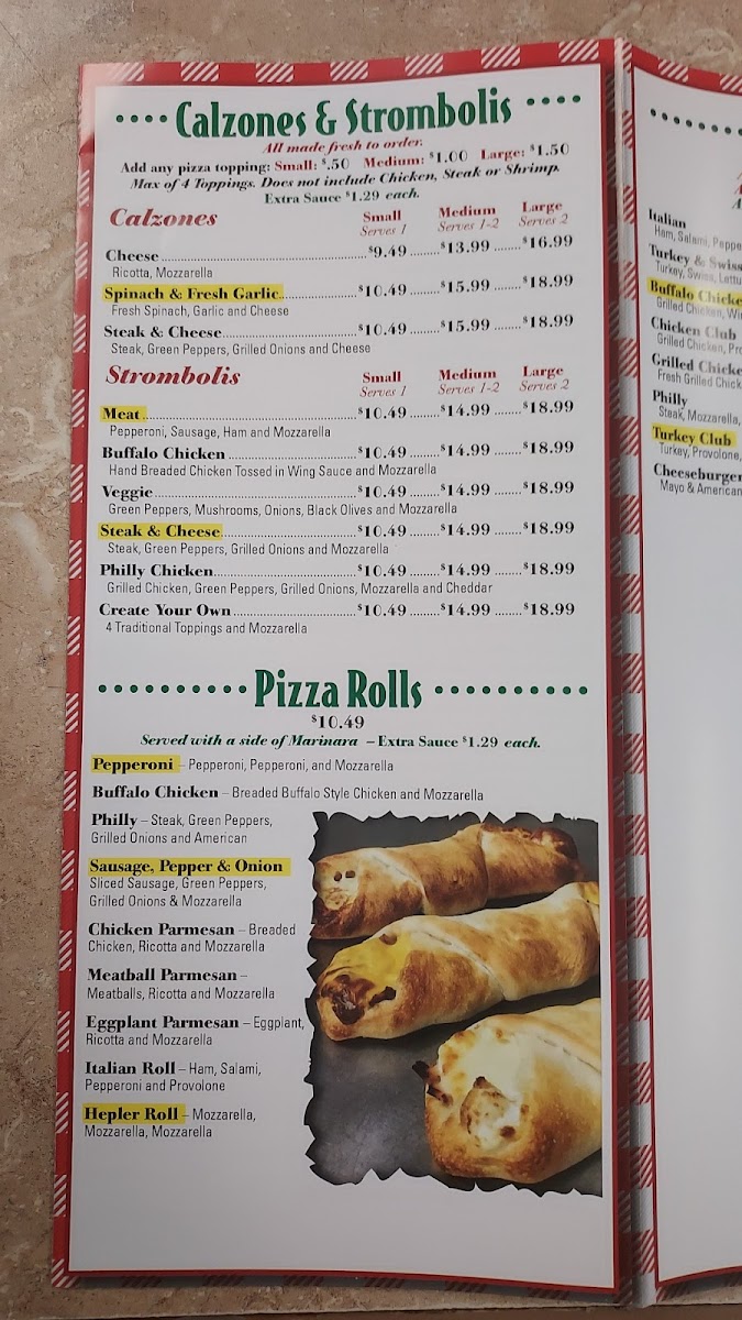 Menu T J's New York Style Pizzeria-6