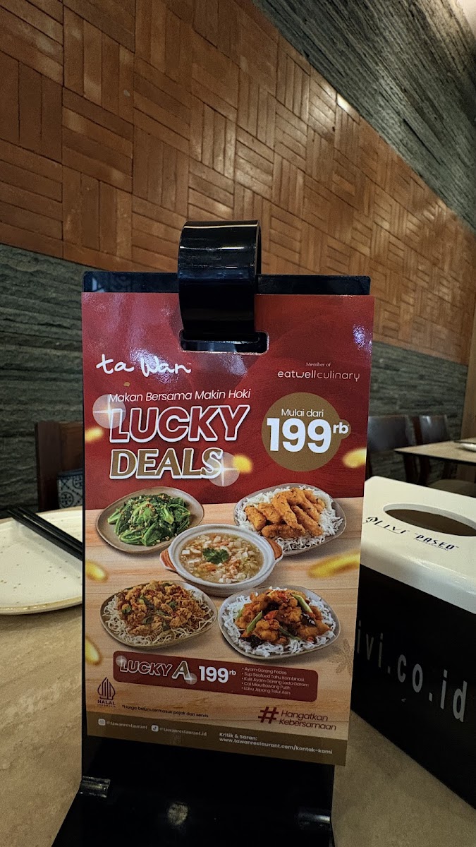 Menu Ta Wan - Bintaro Jaya Xchange Mall-5