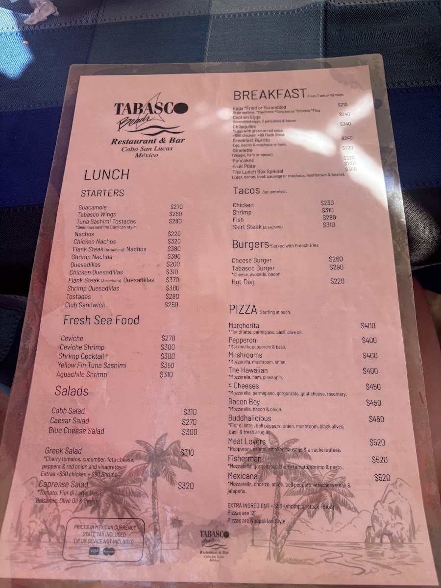 Menu Tabasco Beach-1