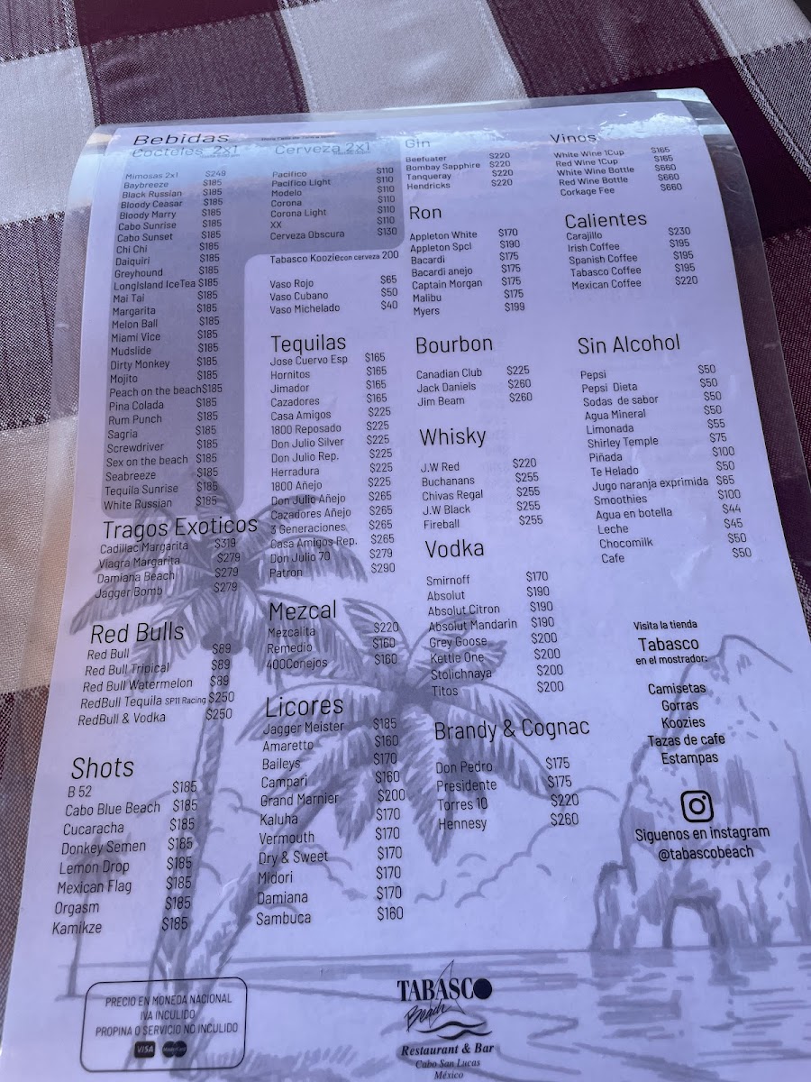 Menu Tabasco Beach-5