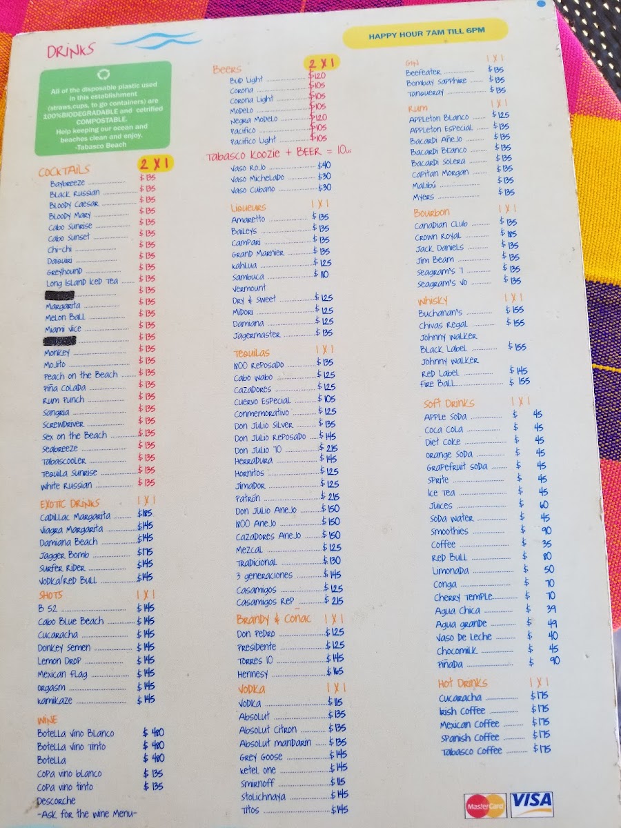 Menu Tabasco Beach-7