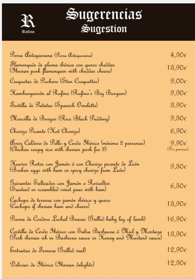 Menu Taberna Andaluza Rufino-8