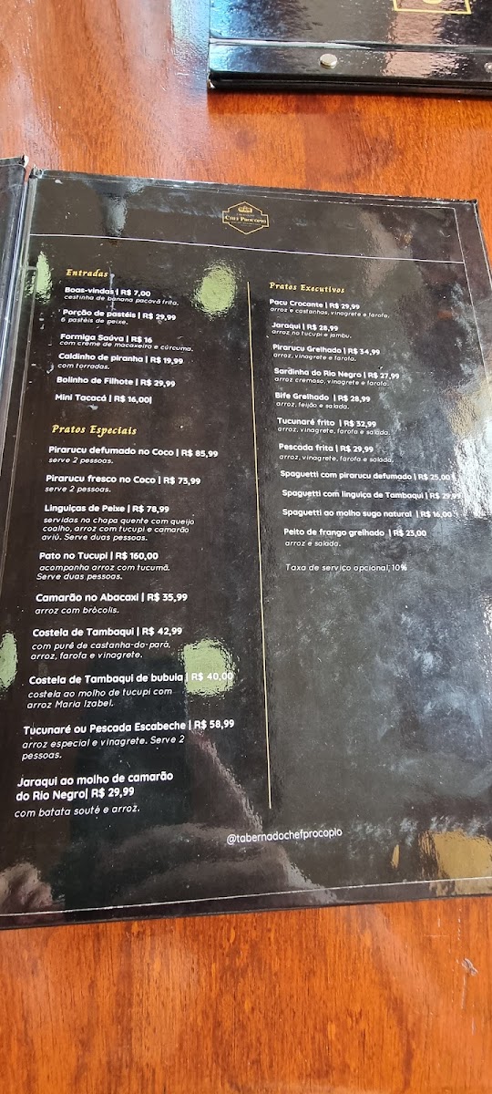 Menu Taberna Do Chef Procópio-7