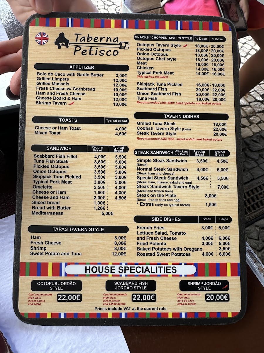 Menu Taberna Do Petisco-10