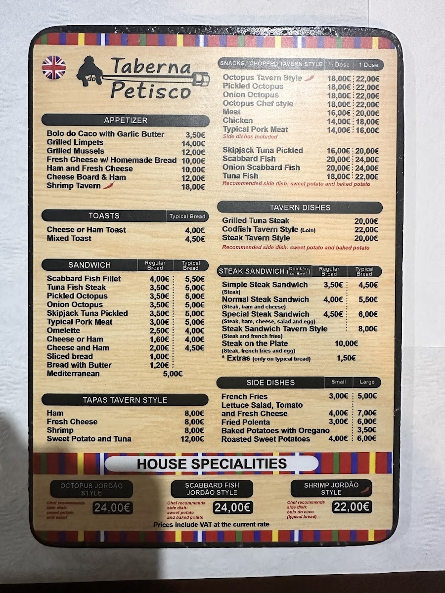 Menu Taberna Do Petisco-2
