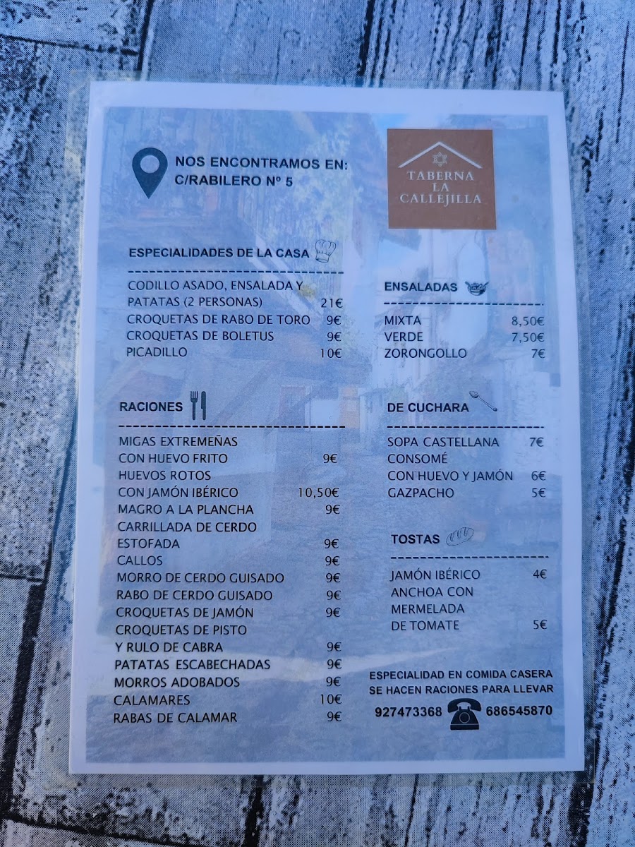 Menu Taberna La Callejilla-10