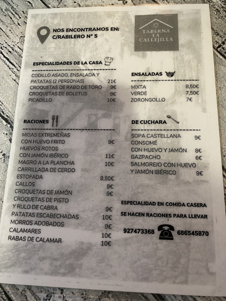 Menu Taberna La Callejilla-6