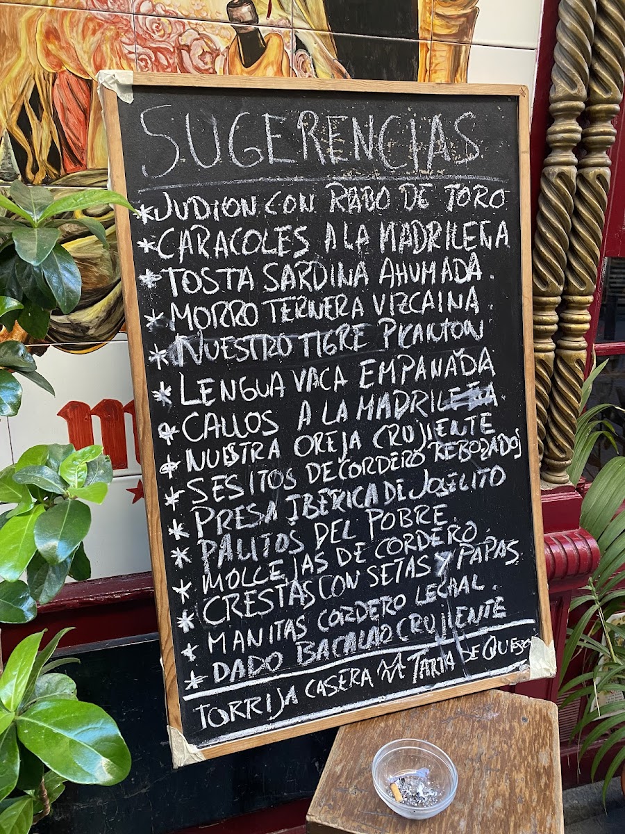 Menu Taberna La Elisa L Restaurante Comida Espanola Madrid-10