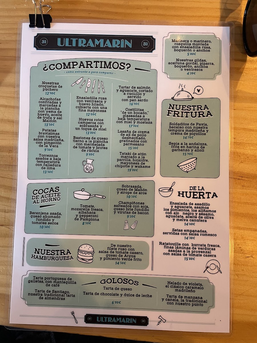 Menu Taberna Ultramarín | Restaurante Arganzuela-4