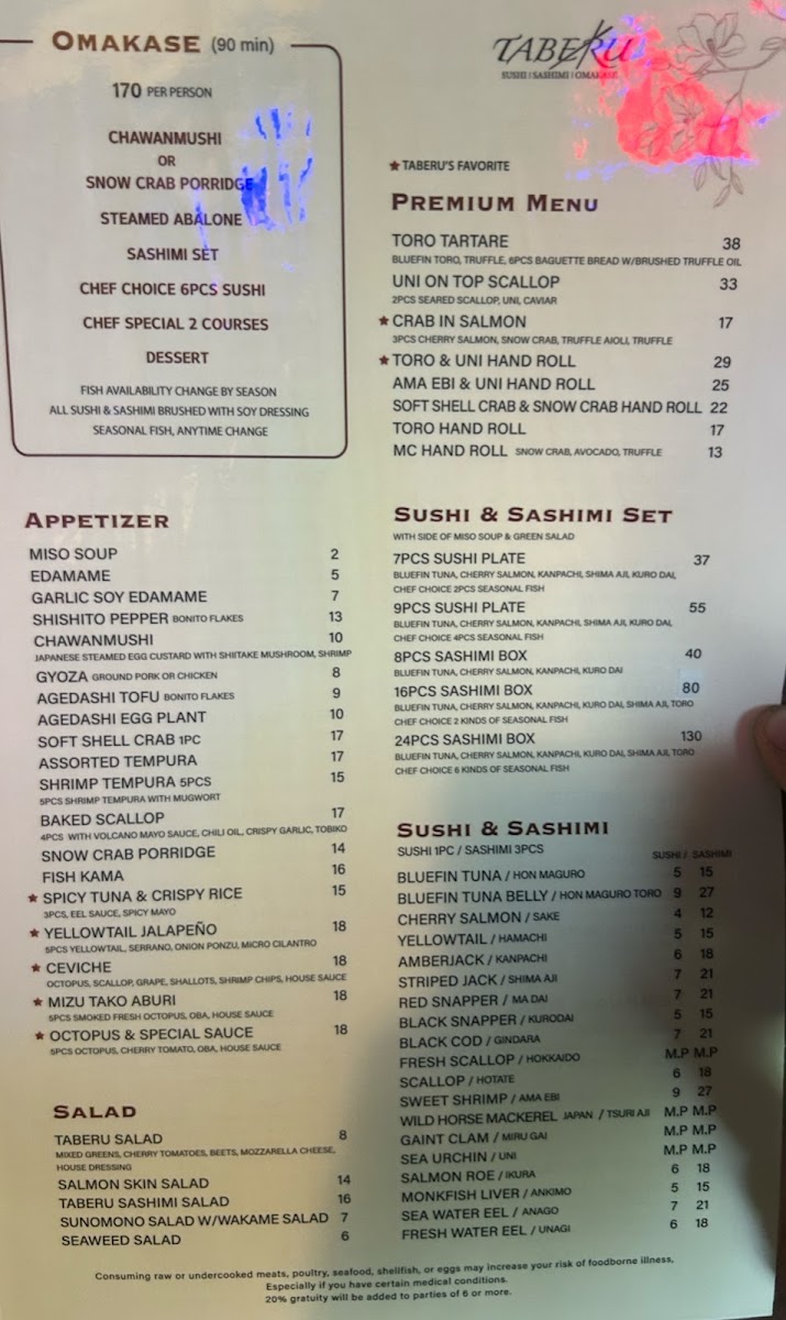 Menu Taberu Sushi-3