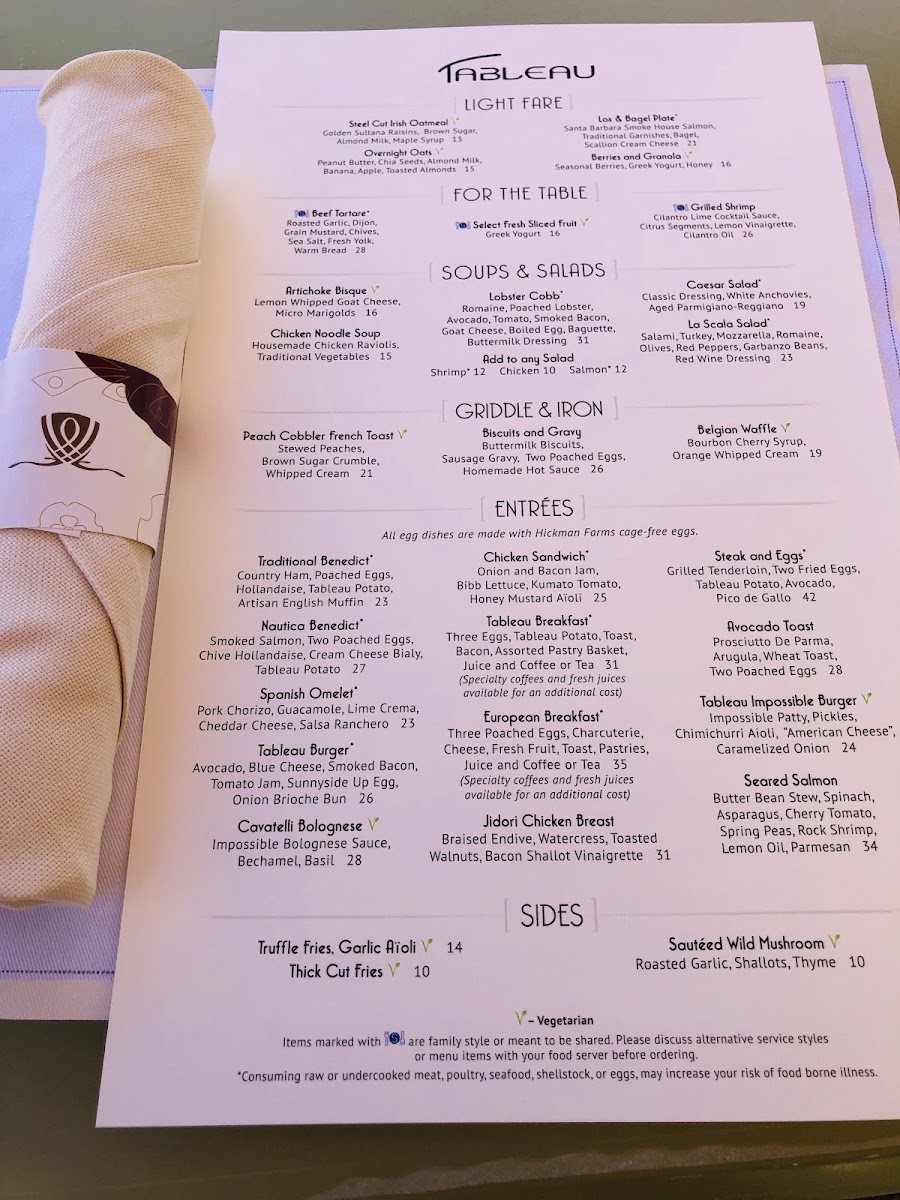 Menu Tableau-9
