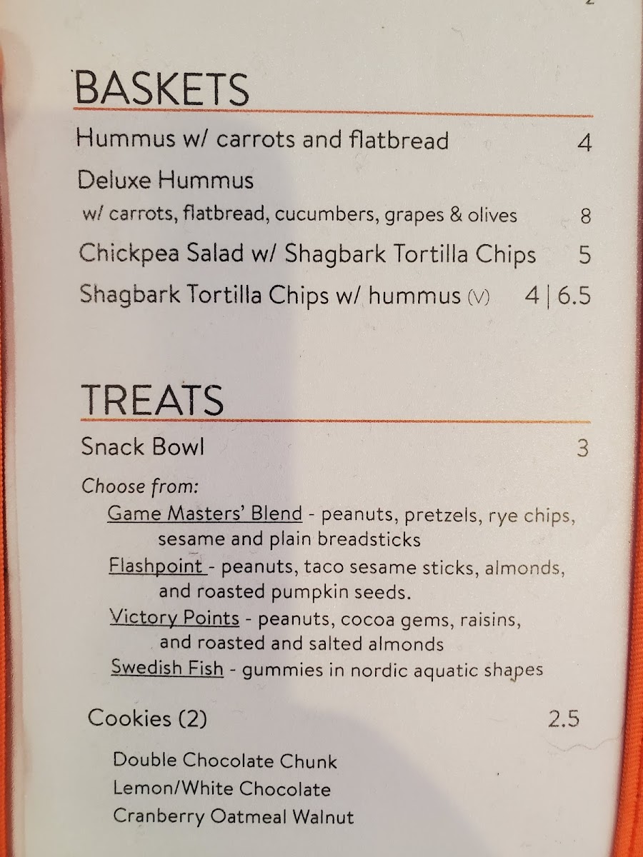 Menu Tabletop Game Café-2