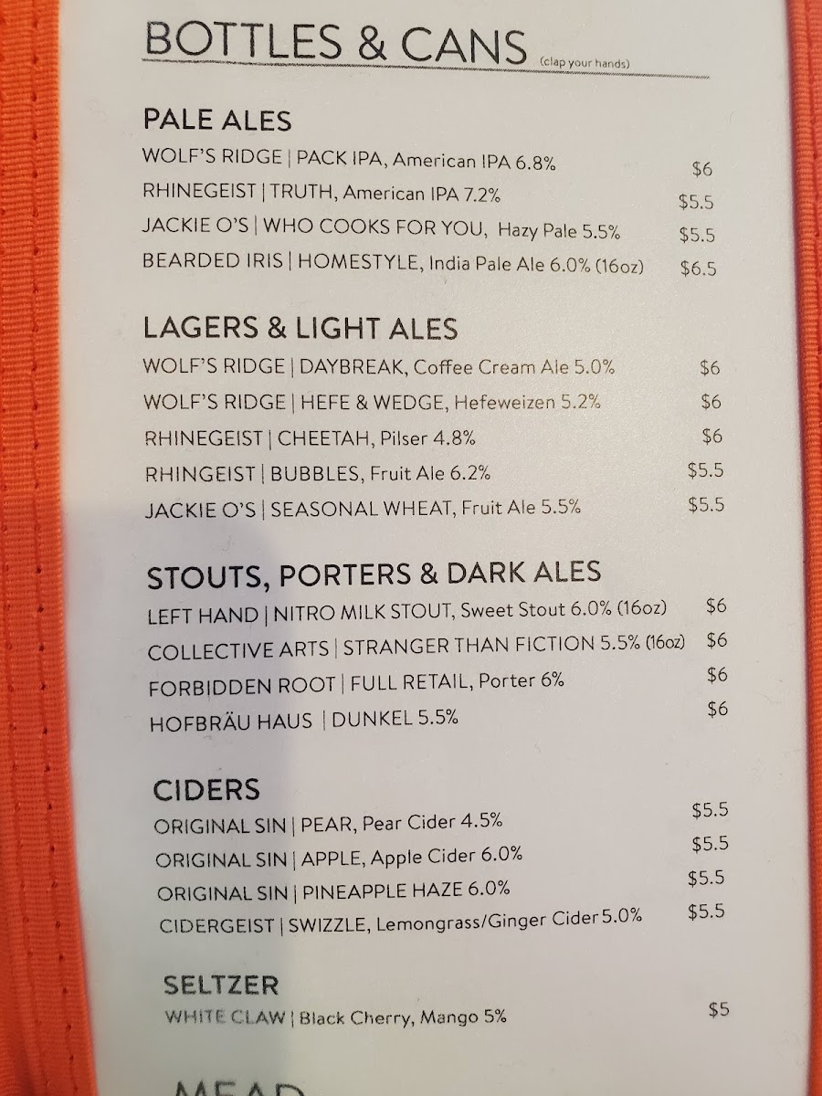 Menu Tabletop Game Café-6