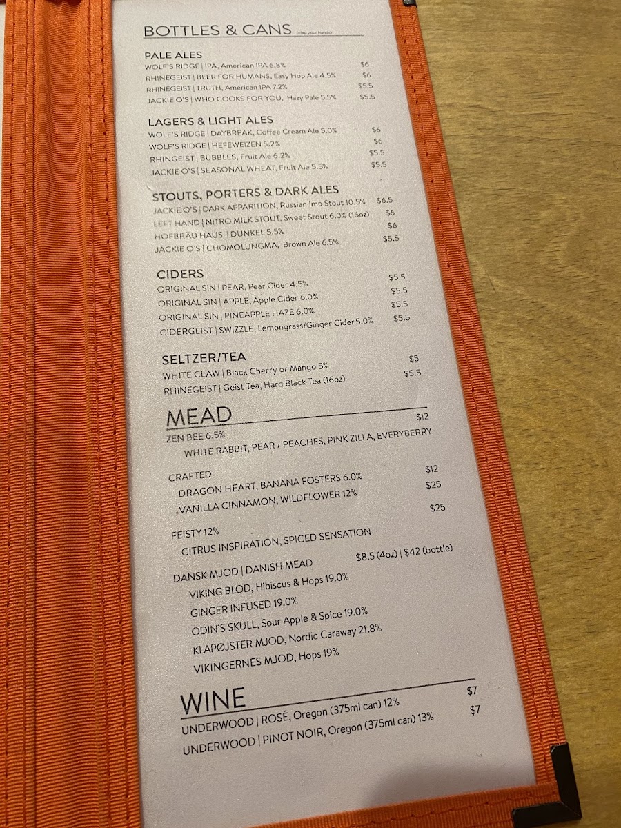 Menu Tabletop Game Café-9