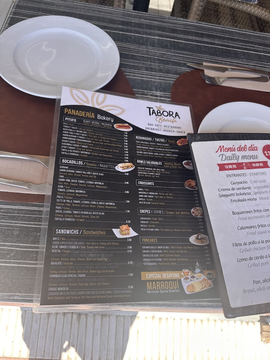 Menu Tabora Beach-4