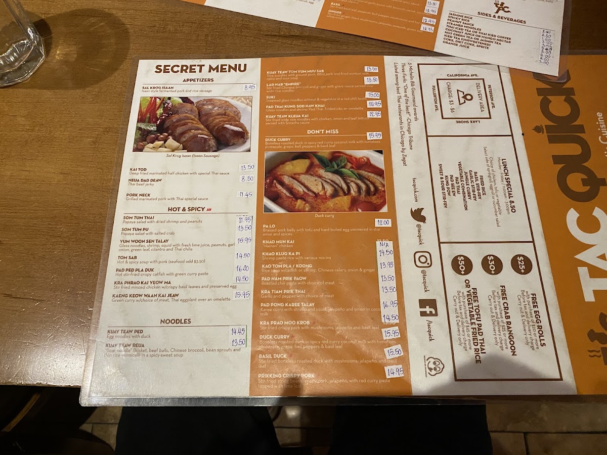 Menu Tac Quick-6