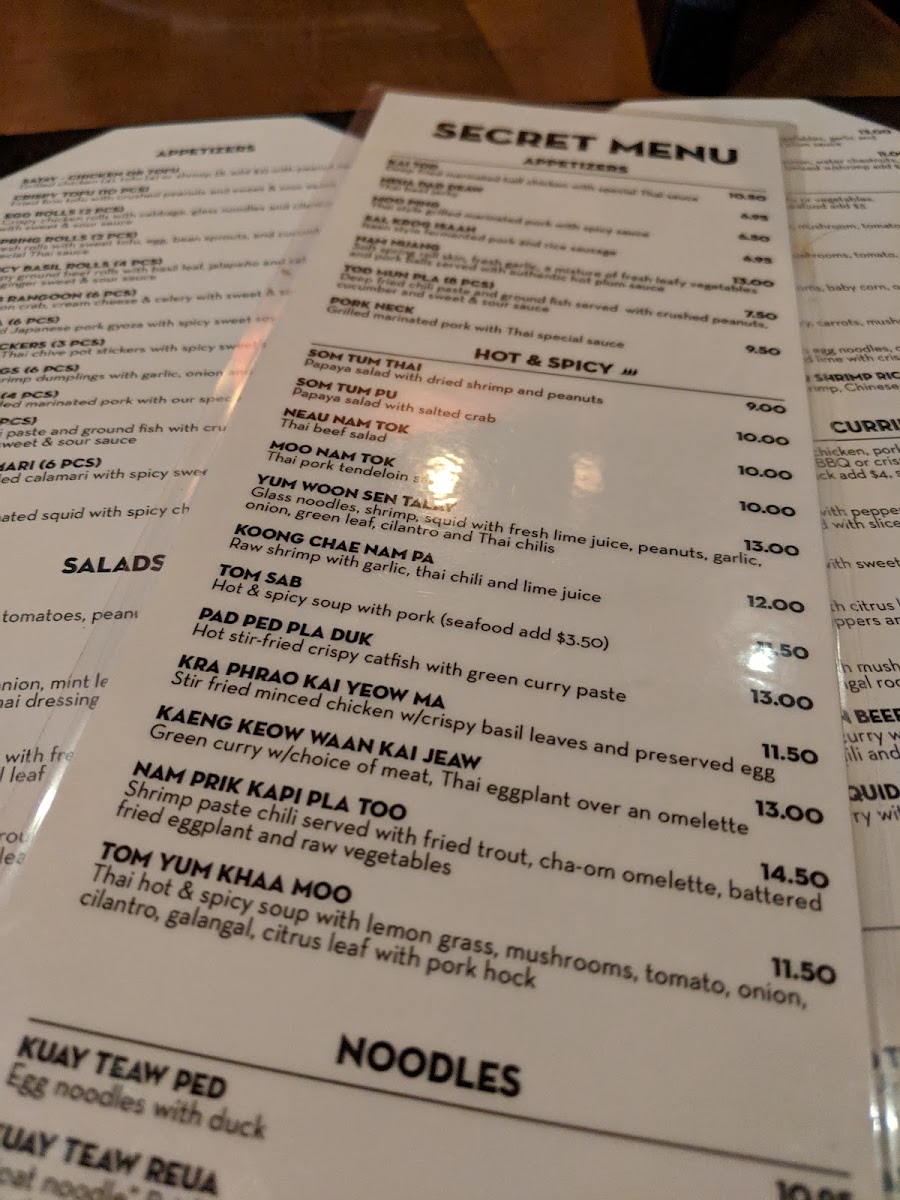 Menu Tac Quick-8