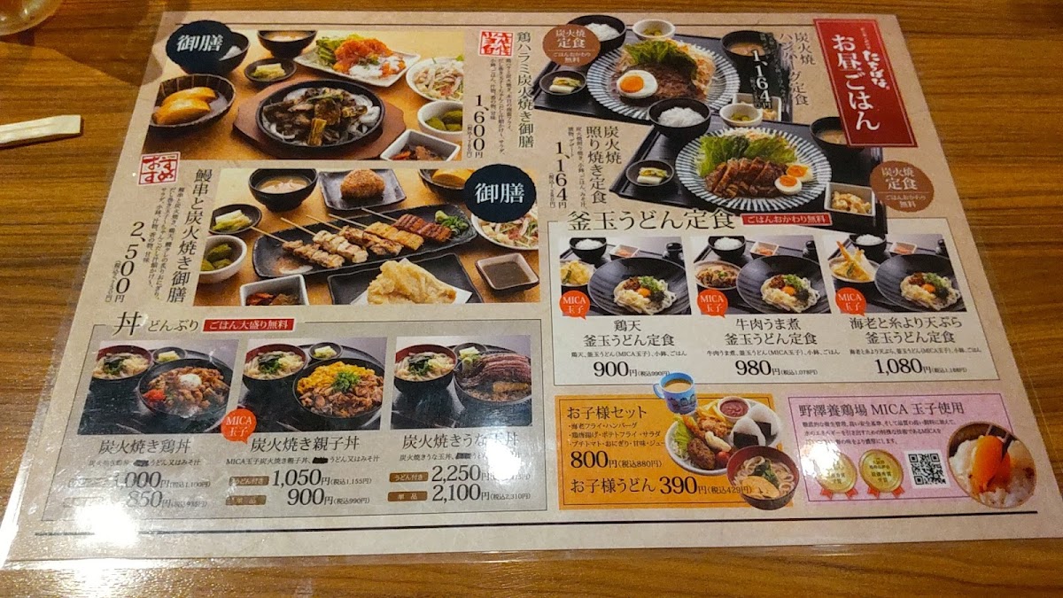 Menu Tachibana Abeno Honten-7