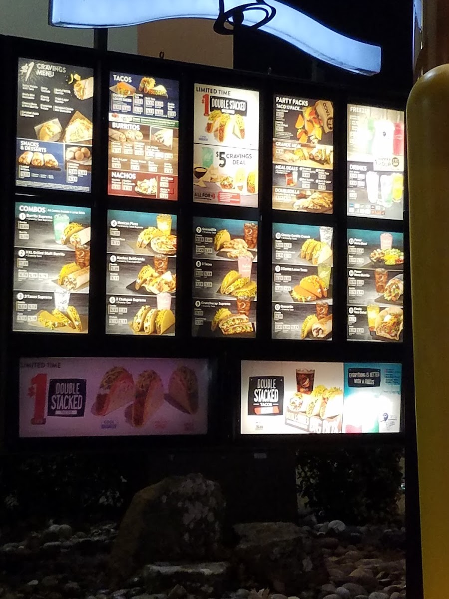 Menu Taco Bell - Live Más Café-2