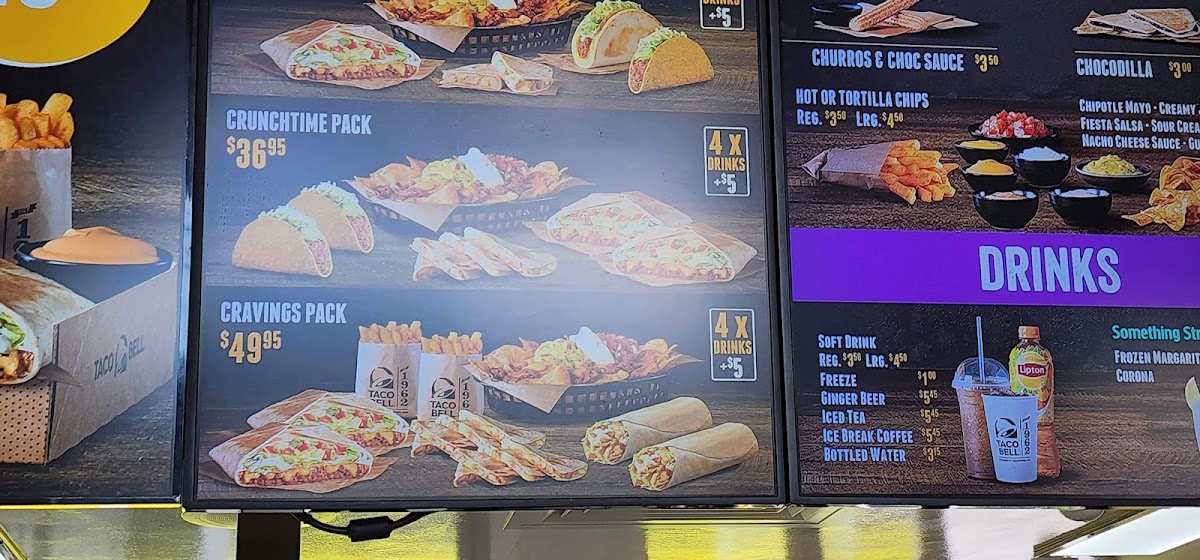 Menu Taco Bell North Lakes-2