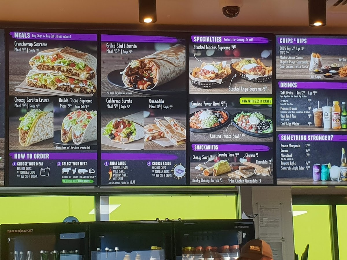 Menu Taco Bell North Lakes-3
