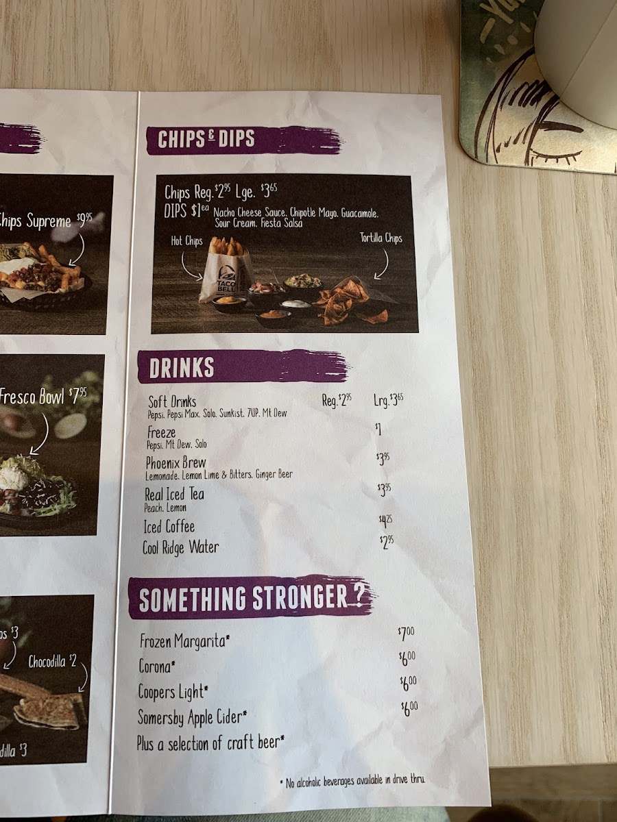 Menu Taco Bell North Lakes-4