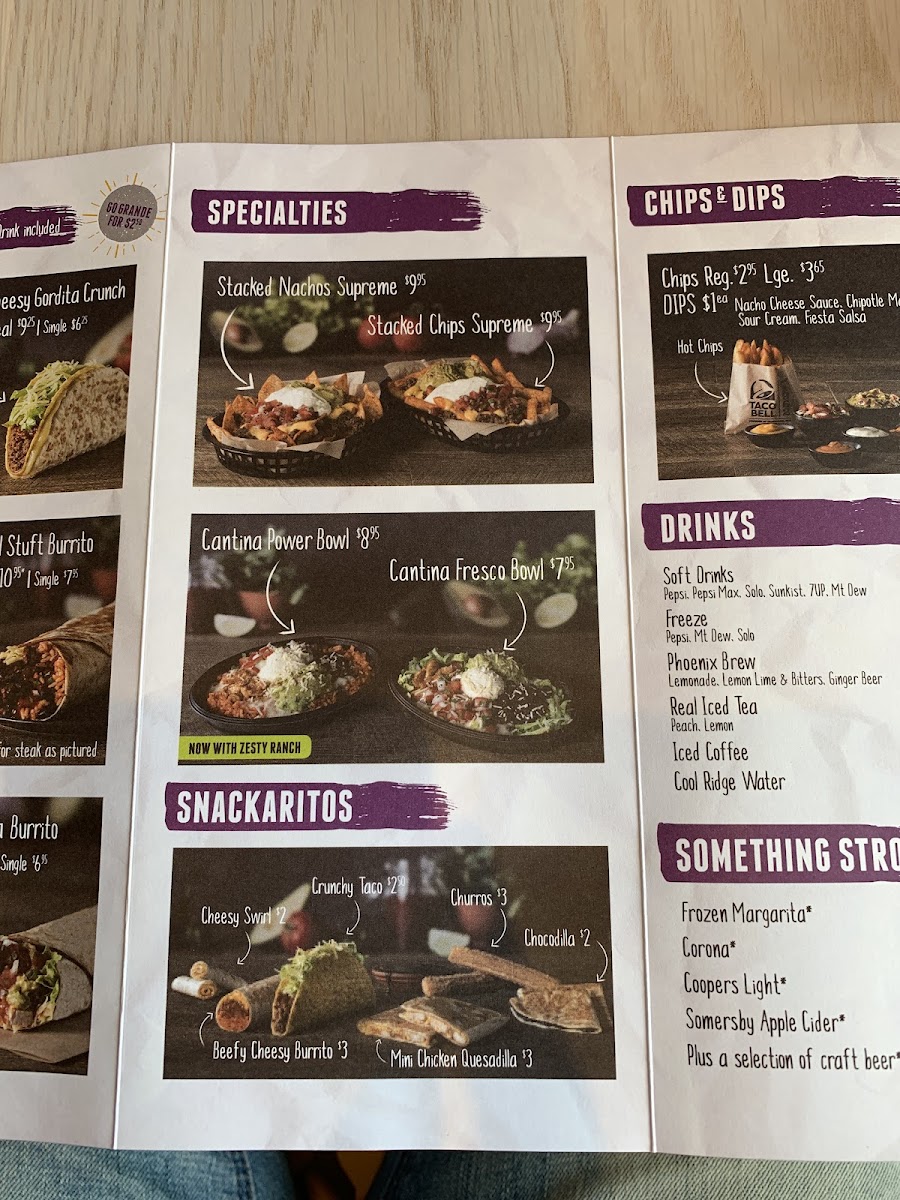 Menu Taco Bell North Lakes-6