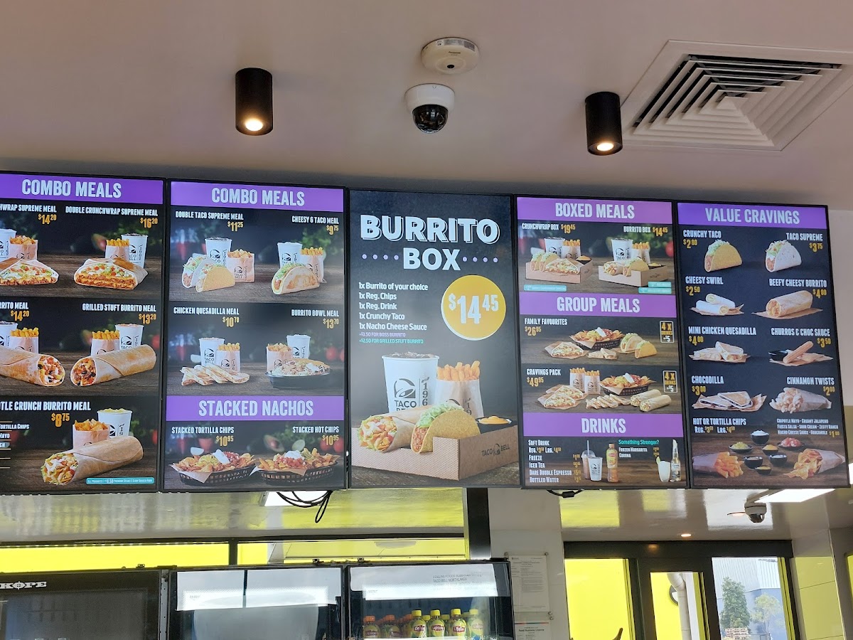 Menu Taco Bell North Lakes-7