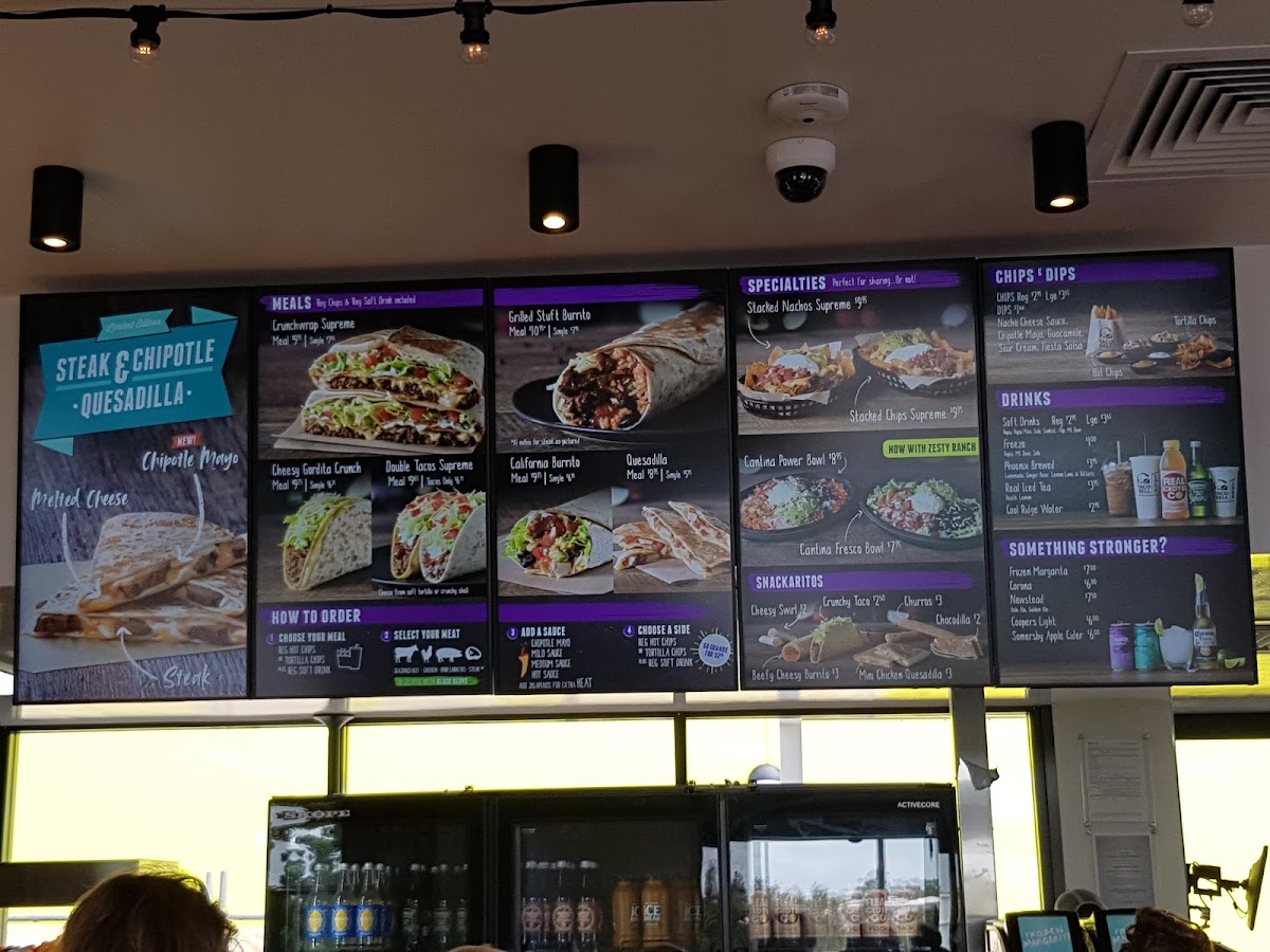 Menu Taco Bell North Lakes-9