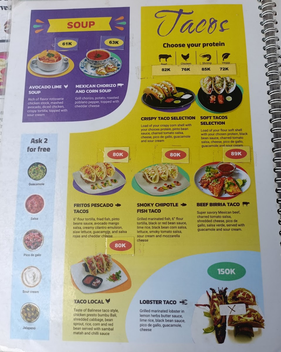 Menu Taco Fiesta Bali-10