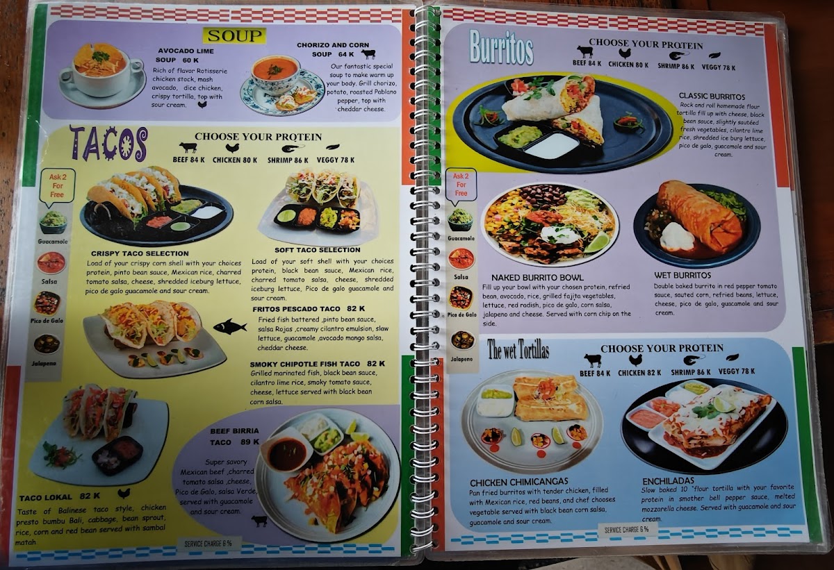 Menu Taco Fiesta Bali-2