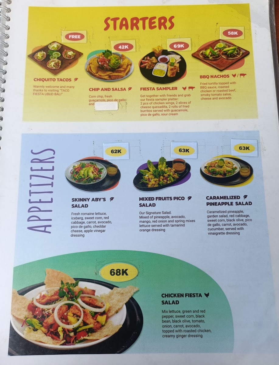 Menu Taco Fiesta Bali-4