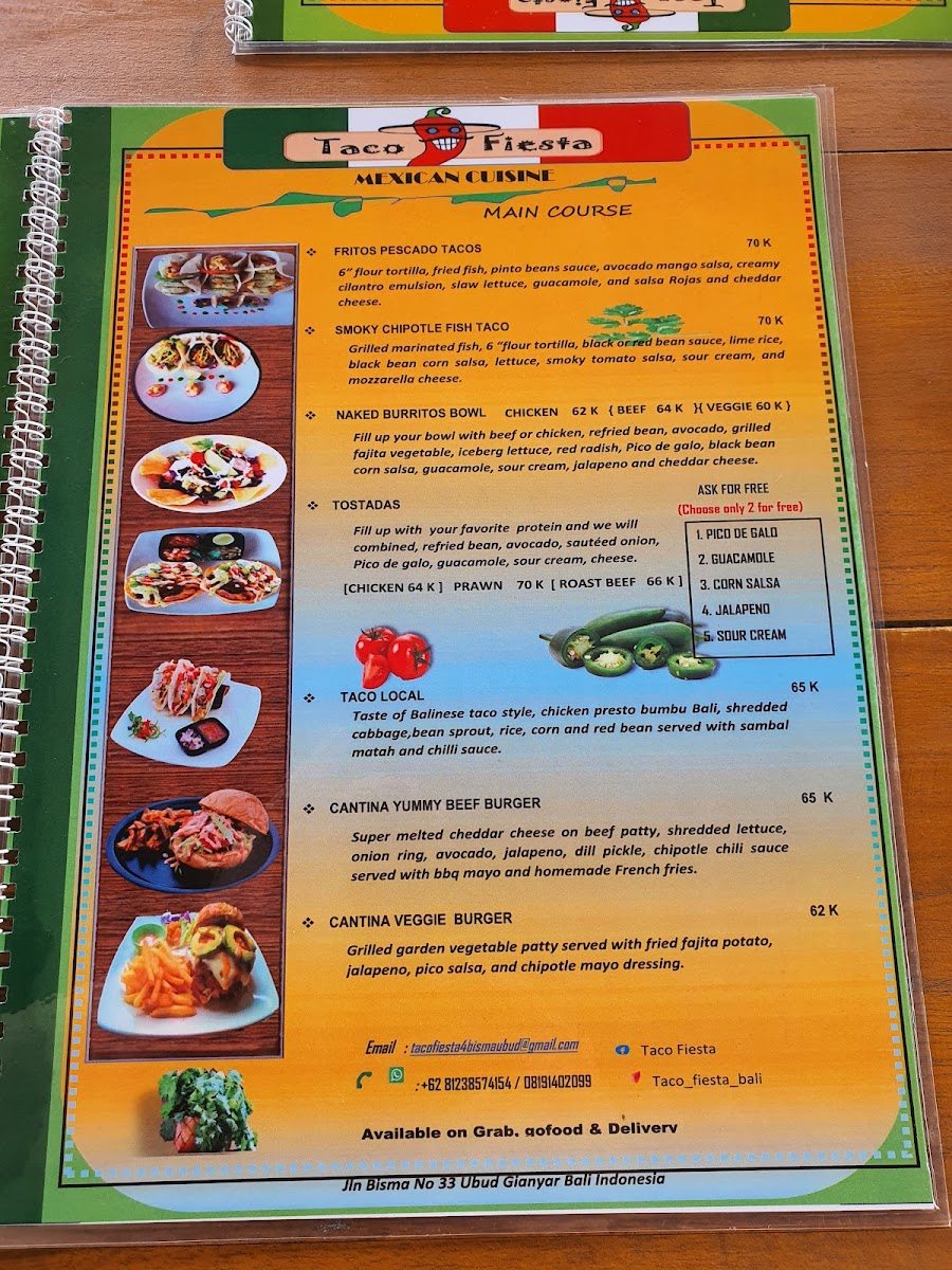 Menu Taco Fiesta Bali-7