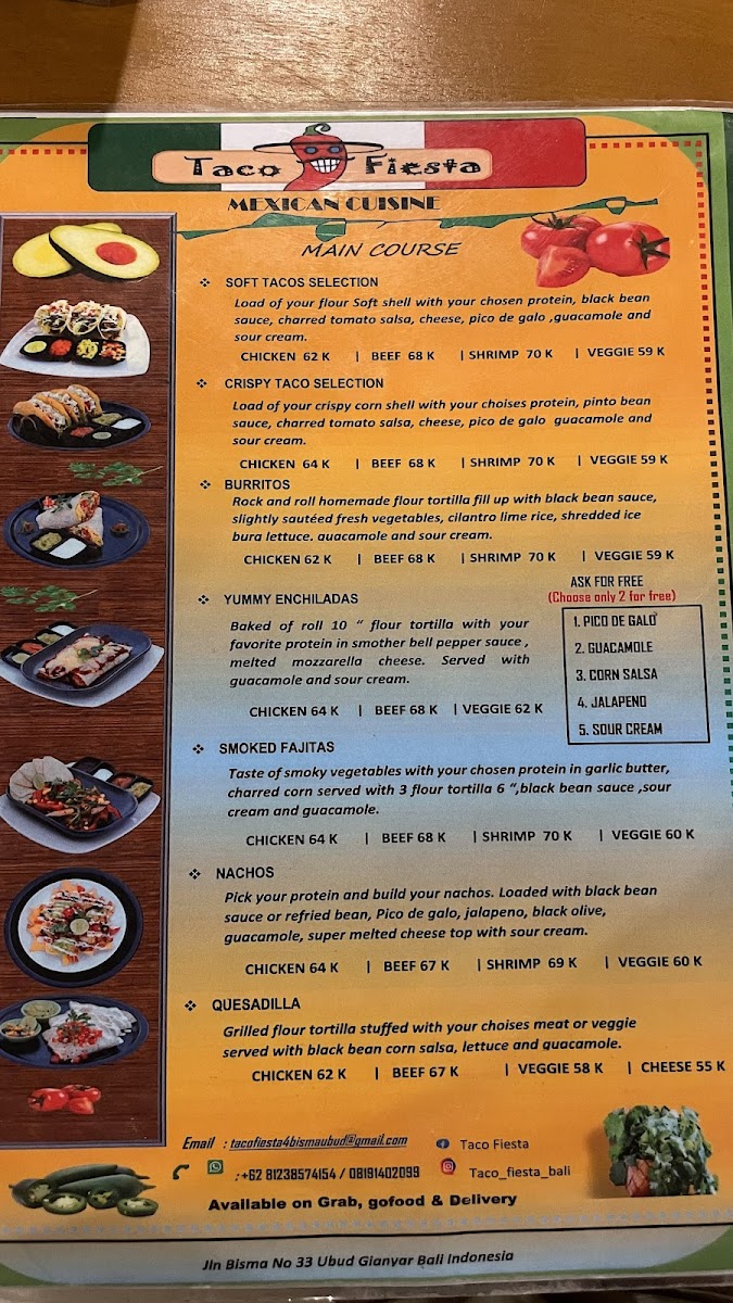 Menu Taco Fiesta Bali-8