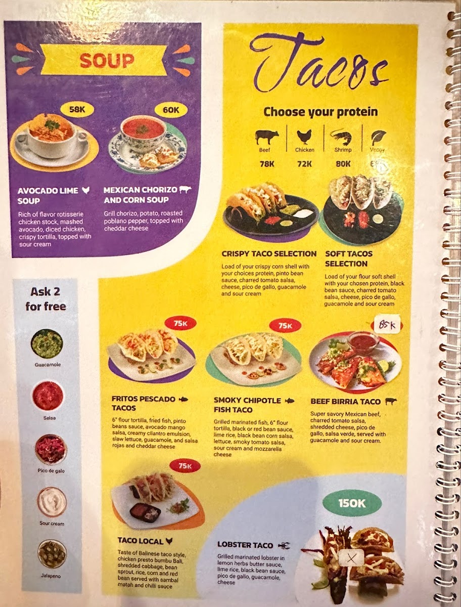 Menu Taco Fiesta Bali-9