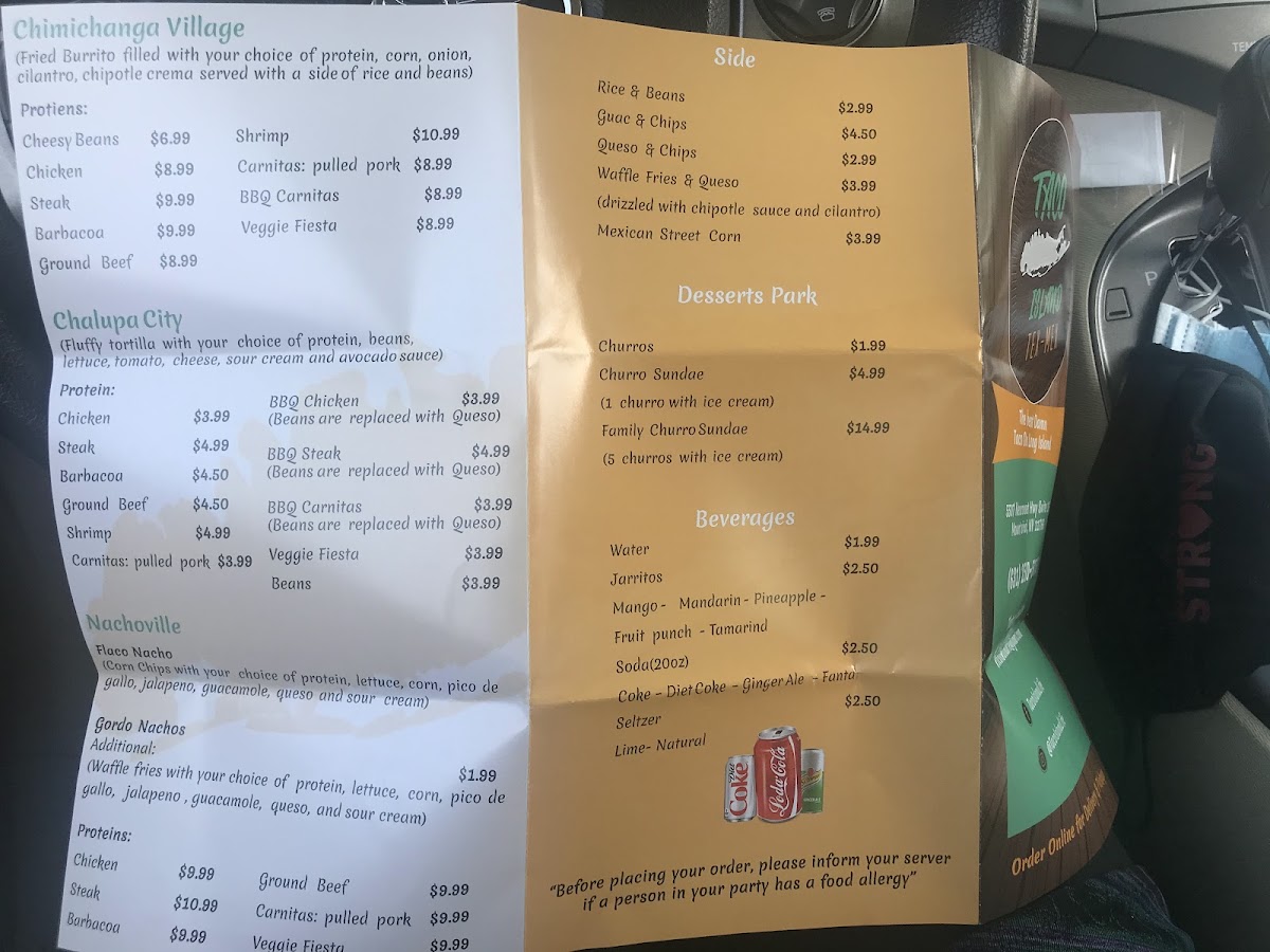 Menu Taco Island Mexican Cantina-10