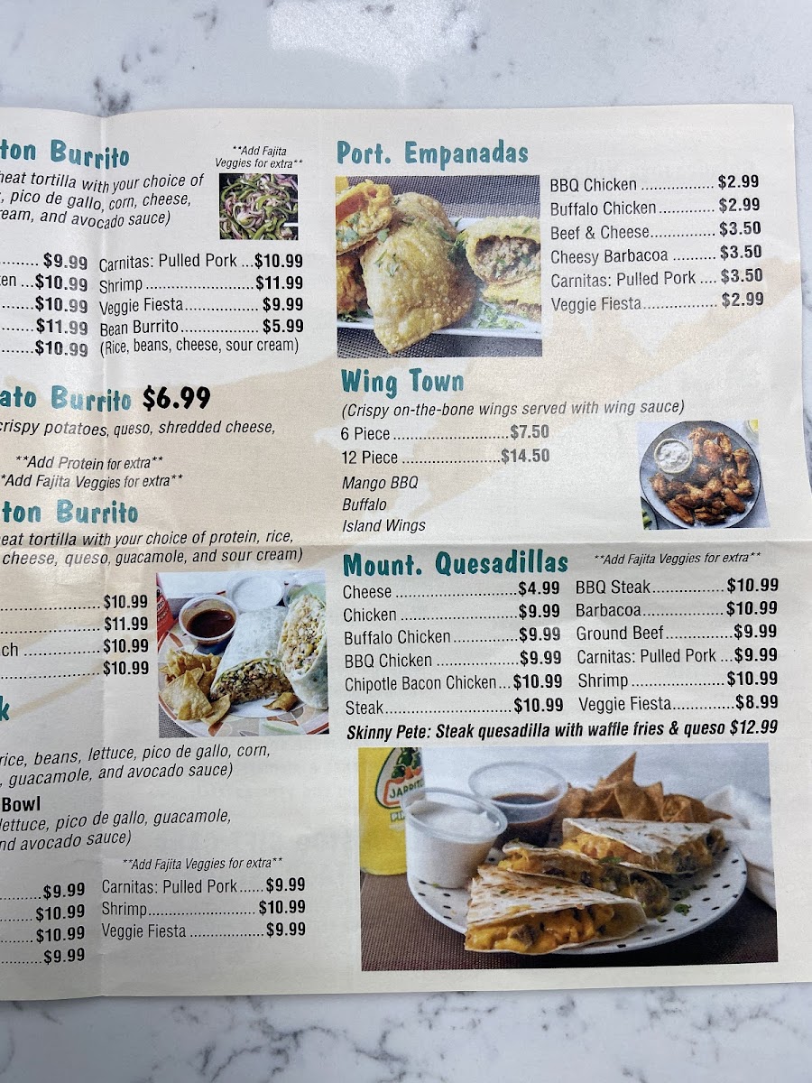 Menu Taco Island Mexican Cantina-2