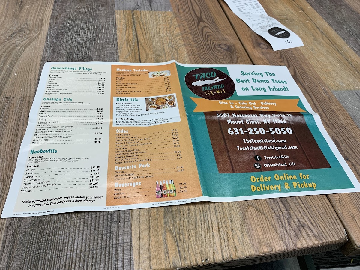 Menu Taco Island Mexican Cantina-6