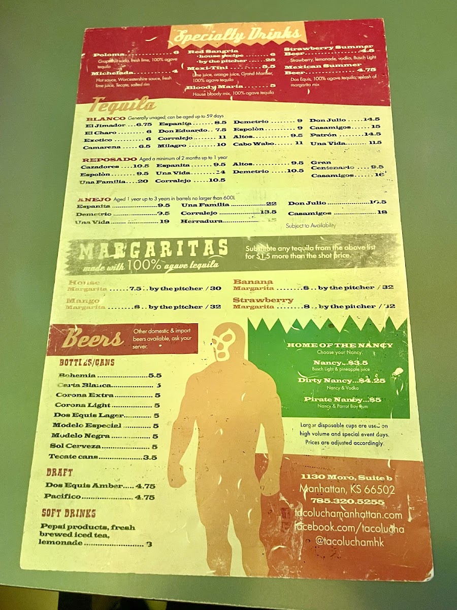 Menu Taco Lucha-1