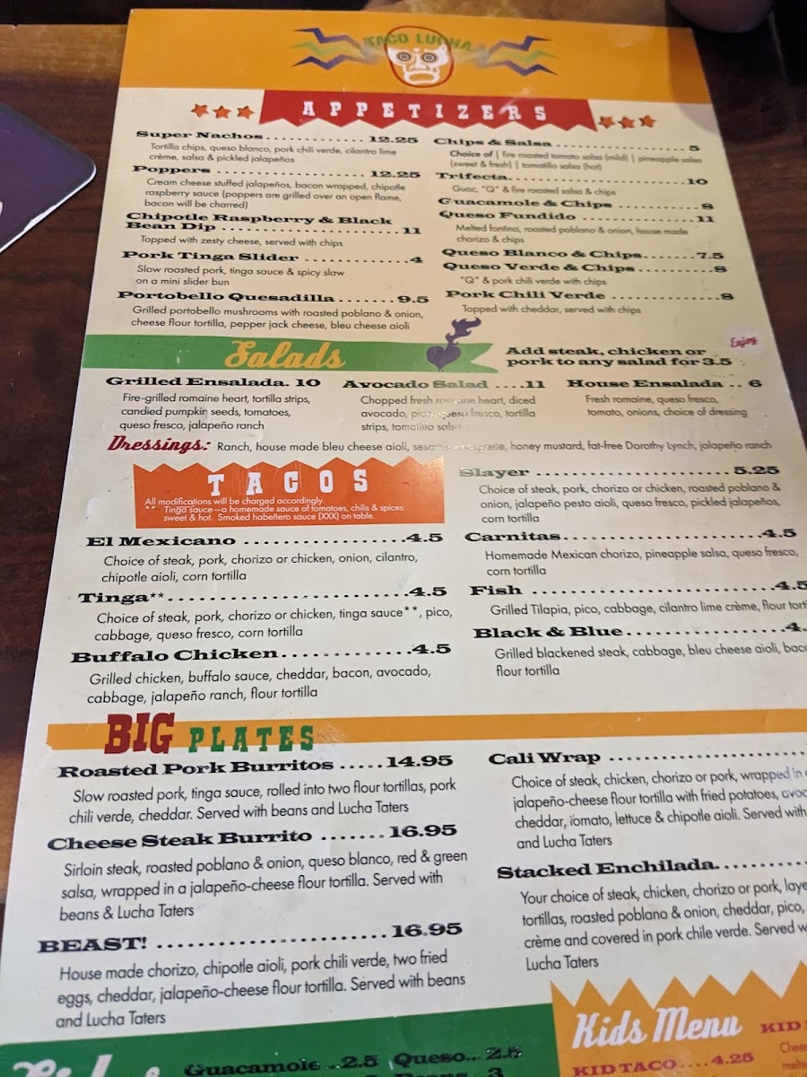 Menu Taco Lucha-4