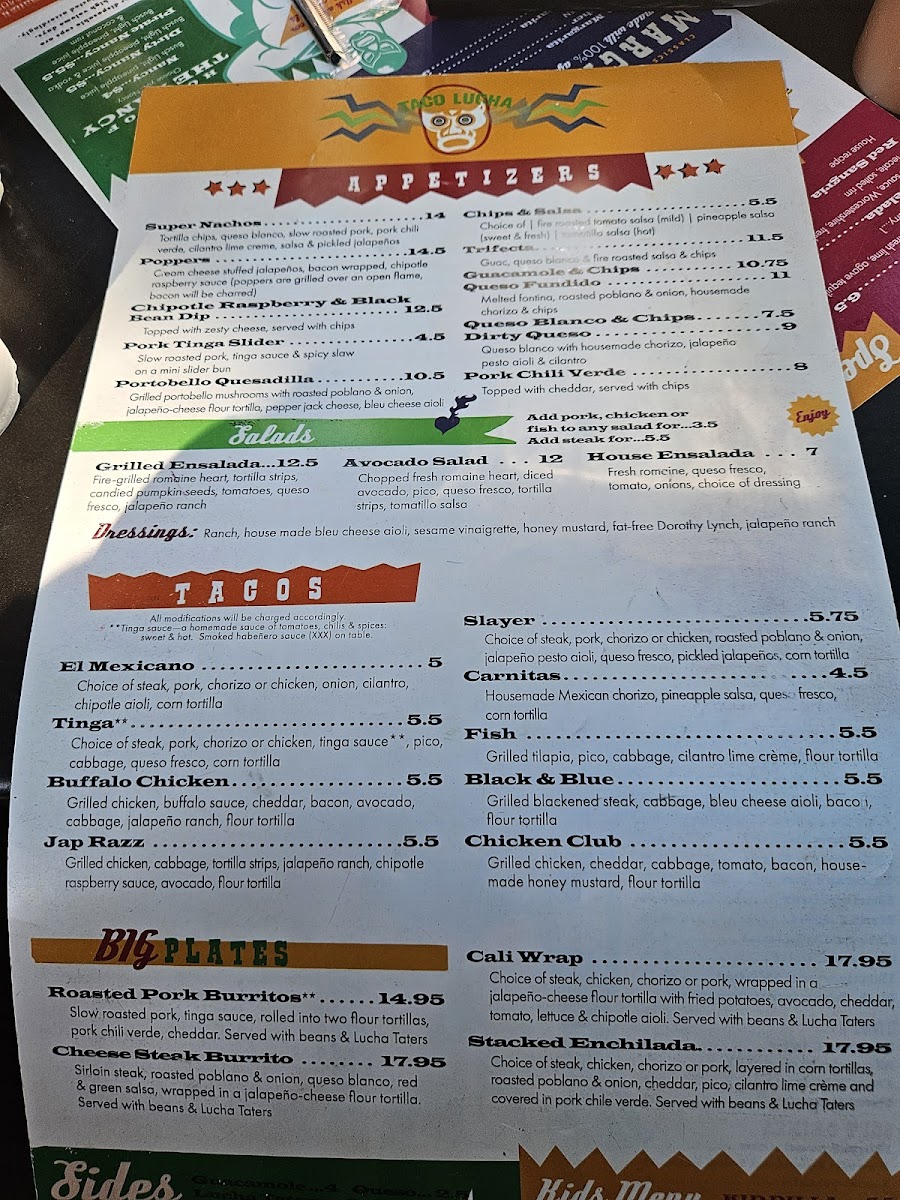 Menu Taco Lucha-5