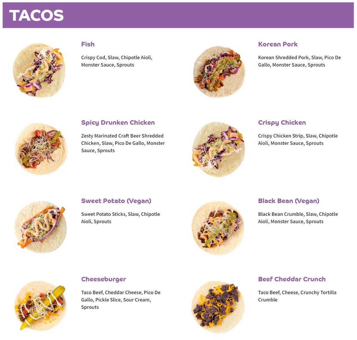 Menu Taco Monster-1