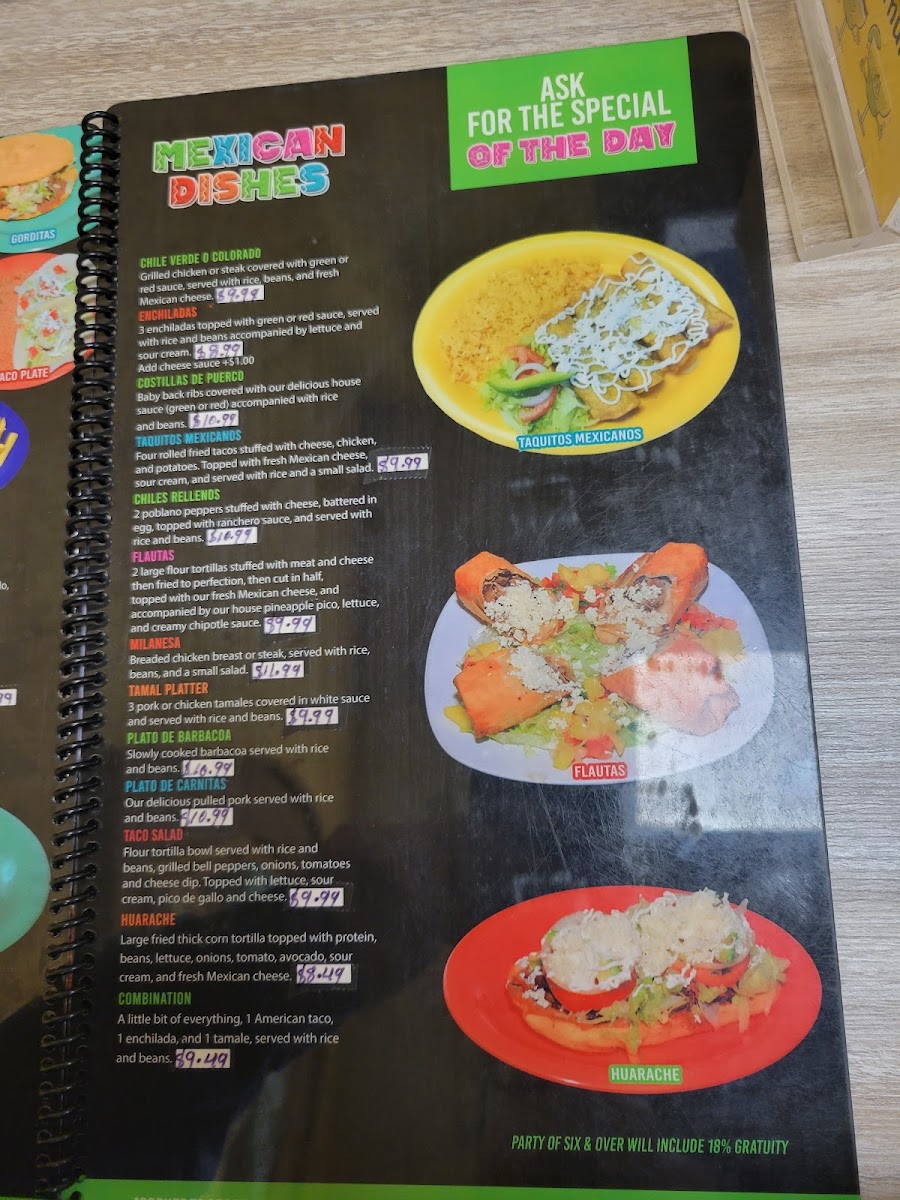 Menu Taco Roc-10