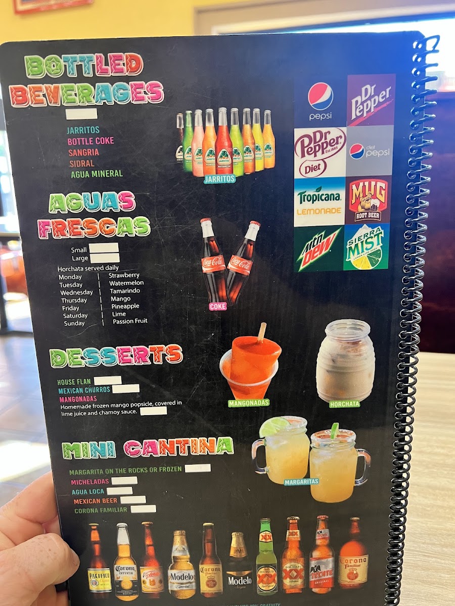 Menu Taco Roc-9