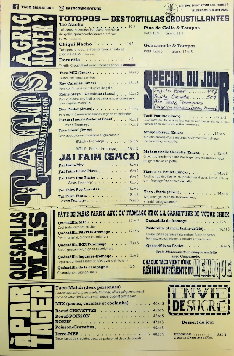 Menu Taco Signature-4