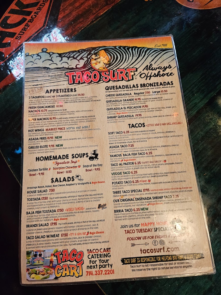 Menu Taco Surf Los Alamitos-1